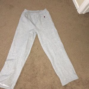 Gray wide-leg champion sweats (boys)